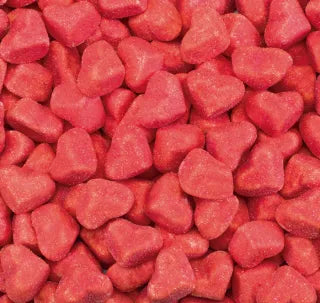 Sweet red tender hearts