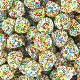 Multicolored pearl blackberries