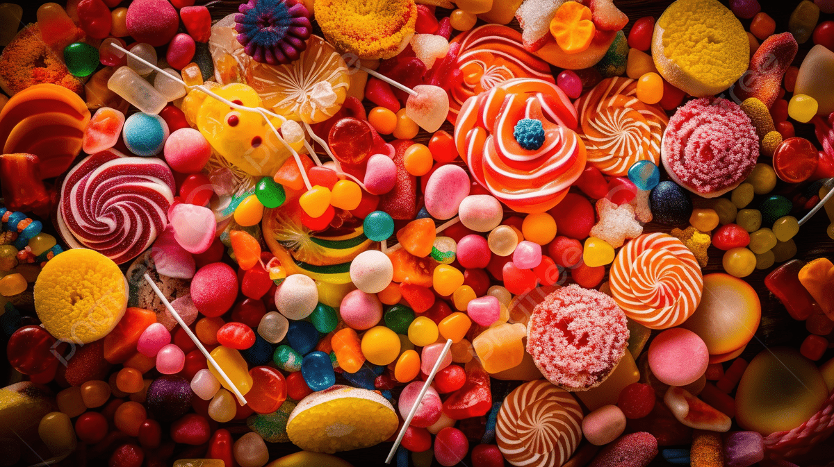 Clearance of our buckets of candy to compose!